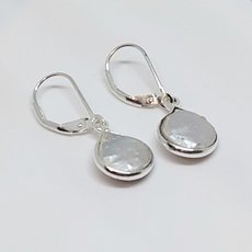 Timeless Pearl Earrings Silver-jewellery-The Vault