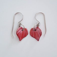 Copper Kawakawa Earrings Small-jewellery-The Vault