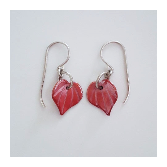 Copper Kawakawa Earrings Small