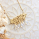 Desert Jewels Necklace Gold Plate