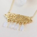 Desert Jewels Necklace Gold Plate