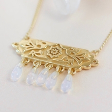 Desert Jewels Necklace Gold Plate-jewellery-The Vault