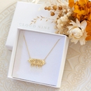 Desert Jewels Necklace Gold Plate