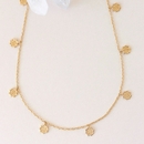 Goddess Necklace Gold Plate