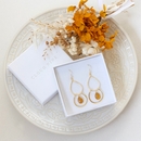 Oasis Hoops Earrings Gold Plate