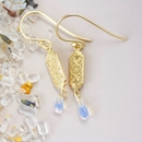 Desert Jewels Earrings Gold Plate