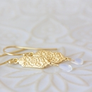Desert Jewels Earrings Gold Plate