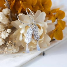 Desert Jewels Earrings Silver-jewellery-The Vault