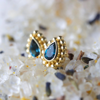 Arabian Nights Studs Gold Plate