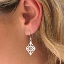 Lantern Earrings Silver