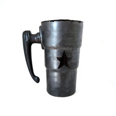 Medium Milkshake Mug Black Star-artists-and-brands-The Vault