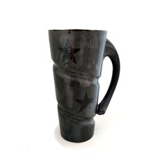 Large Milkshake Mug Black Star-artists-and-brands-The Vault