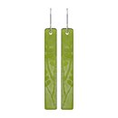 Glass Rata Vine Drop Earring Green