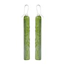 Glass Rata Vine Drop Earring Green