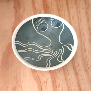 Medium Octopus Bowl Green