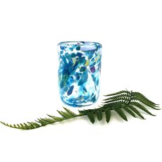 Glass Tumbler Blue Spots-artists-and-brands-The Vault