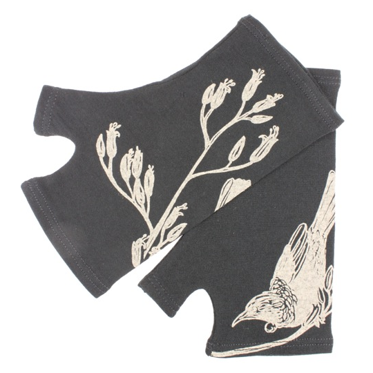 Merino Mitts Short Tui Black