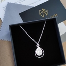 Dewdrop Necklace Silver