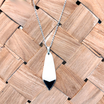 Porcelain Kereru Arrowhead Pendant