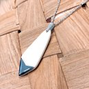 Porcelain Kereru Arrowhead Pendant