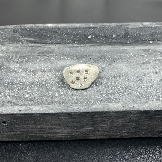 Significant Ring Silver Sapphires