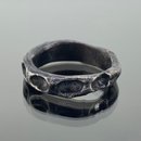 Flamboyant Ring Oidised Silver