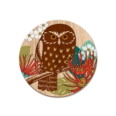 Screenprint Ruru Coaster Single-artists-and-brands-The Vault