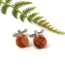 Recycled Yew Cufflinks