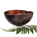 Pohutukawa Wooden Bowl Ebonized Exterior