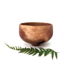Light Pohutukawa Wooden Bowl w Hole-artists-and-brands-The Vault