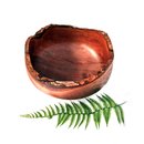 Pohutukawa Wooden Bowl w Feet