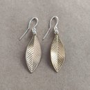Gold Plate Rata Earrings Large