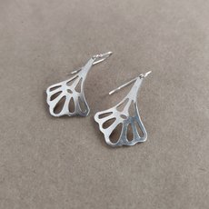 Art Deco Earrings Silver-jewellery-The Vault