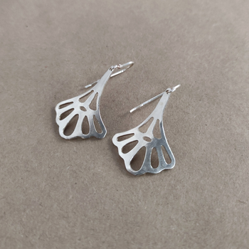 Art Deco Earrings Silver