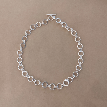 Silver Round Link Chain