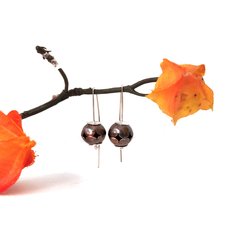 Armagh Earrings Oxidised Copper-jewellery-The Vault