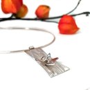 Flower in Bamboo Necklace
