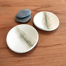 Small Dish Fern Pattern Green