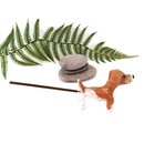 Incense Stick Holder Brown Dog