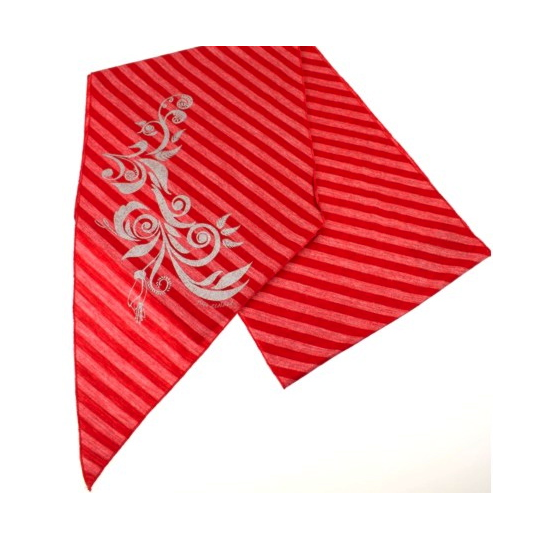 Merino Modal Scarf Fern Red