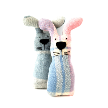 Vintage Wool Blanket Rabbit