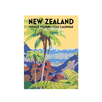NZ Vintage Posters Large Calendar 2023