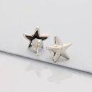 Mini Starfish Studs Silver