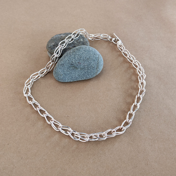Foxtail Link Chain Silver