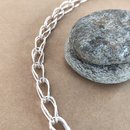 Silver Foxtail Link Chain 