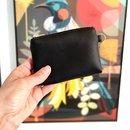 Julia Wallet Cactus Leather Black Pebble