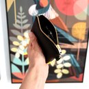 Julia Wallet Cactus Leather Black Pebble