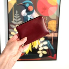Julia Wallet Cactus Leather Brick Red-lifestyle-The Vault