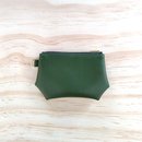 Gem Card Wallet Cactus Leather Napal Green
