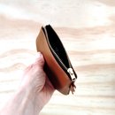 Gem Card Wallet Cactus Leather Caramel